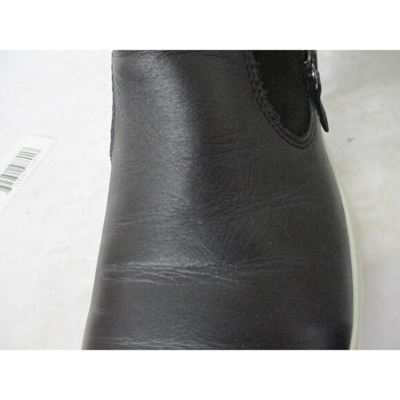 USED ECCO Women's Soft Classic Bootie,Black Suede-Size 10-10.5 - Picture 15 of 16